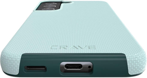 Crave Dual Guard for Samsung Galaxy S22 Case, Shockproof Protection Dual Layer Case for Samsung Galaxy S22 5G - Aqua...