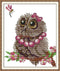 Cross Stitch Kits, Awesocrafts Owls and Dragonfly Tree Cute Summer Easy Patterns Cross Stitching Embroidery Kit Supplies Christmas Gifts, Stamped ...
