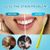 EasyHonor Giant Head Toothbrush, Hard & Firm Bristles BPA Free, 4 Pack White Hard Bristles...
