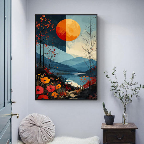 Perycomly Diamond Painting Kits for Adults, 5D Landscape Diamond Art Kits, Full Drill Rhinestone Diamond Painting Kit for Beginners, Great Gift De...