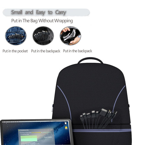 10 in 1 Universal Multifunctional Charging Cable for Many Adapters Compatible with Samsung LG Huawei ZTE and Sony Ericsson Nokia PSP, USB Charging...