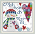 Cross Stitch Kits, Awesocrafts Little Snowman Christmas Easy Patterns Cross Stitching Embroidery Kit Supplies Christmas, Stamped or Counted (Snowm...