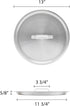 Thunder Group ALSKSU120 Sauce Pot Lid 20 Qt 13-3/4" Dia. X 5/8" Thickness...