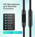 Ear Buds Wired Earbuds with Mic,Wired Headset Noise Cancelling Earbuds Wired Plug in Earbuds Volume Controller Earphones with Cord, Aux Headphones...