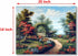 Landscape Wall Decor Garden Path Under Flower Arch Scenic? Art Print Poster (16x20)...