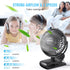 BESKAR Small Clip on Fan, 3 Speeds USB Fan with Strong Airflow, Clip & Desk Fan USB Plug in with Sturdy Clamp - Ultra Quiet operation for Office D...