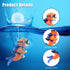 4 Pack Fish Tank Diver Decorations, Aquarium Diver Ornament Cute Little Diver Floating Fish Tank Decorations for All Kinds of Aquarium Fish Tanks...