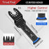 10PCS Extra Long Oscillating Saw Blades, Curved Edge Bi-Metal and Japanese Teeth Multitool Blades Precise Cut for Wood, Plastic, Nails, Metal, Fit...