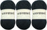3 Pcs of Crochet Yarn Total 150g (426 Yards) Multi-Color 4-ply Acrylic Yarn Skeins, Seremel Brand Yarns for Crocheting and Knitting(Black)......