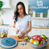 4 in 1,WENWELL Vented Collapsible Microwave Splatter Cover & Mat,Kitchen dish bowl Plate lid for Food,Dishwasher-Safe,BPA-Free Silicone & Plastic...