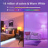 Ghome Smart Light Bulbs, A19 E26 Color Changing Led Bulb Works with Alexa, Google Home, App & Voice Control, 2.4Ghz WiFi Only, 800 Lumens, Dimmabl...