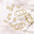 Gold Jumbo Paper Clips - 50pcs, Large 2 Inch Cat Shaped Paper Clips, Non-Skid Smooth Wire Wide PaperClips for Bookmarks, Office & School Supplies...