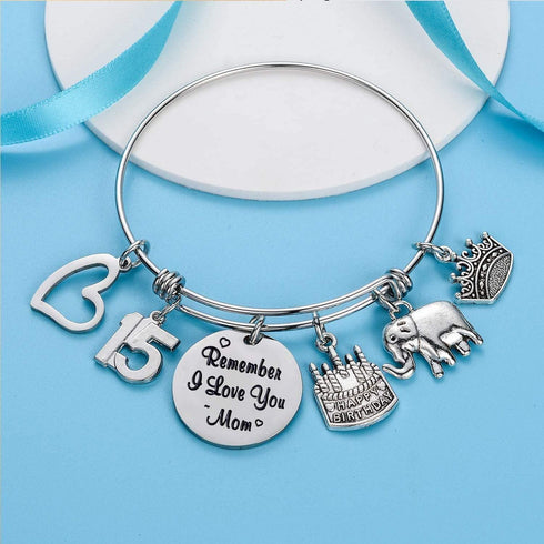 ALEXCRAFT 12 PCS Silver Expandable Bangle Bracelets Adjustable Wire Blank Bangles Set Stainless Steel Bracelets for DIY Jewelry Making 2.6 Inches...