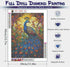 AIBOERL Diamond Painting Kits, Peacocks 5D DIY Full Drill Diamond Art Painting Kits for Adults, Seaside Diamond Painting Gem Art Craft for Home Wa...