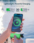 Green Small Portable Battery Charger 4800mAh, Tiny Power Bank Ultra-Compact 15W Fast Charging Mini Battery Pack Power Charger for iPhone 14 Pro/13...