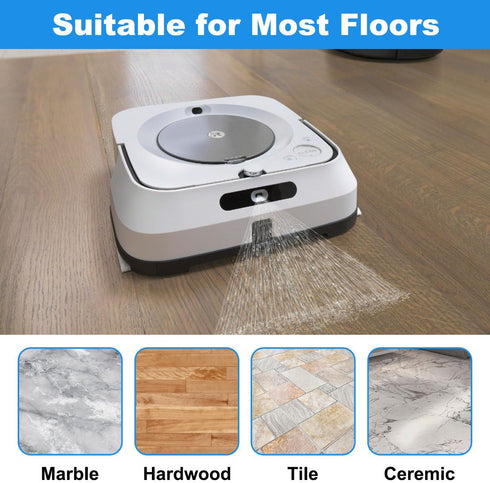 ANBOO 6 Pack Wet Mopping Pads for Irobot Braava Jet M6 Ultimate Robot Mop, Upgraded M6 Wet Sweeping Mop Pads Washable and Reusable Microfiber Repl...