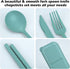 4 Sets Reusable Utensils Set with Case,Travel Utensils with Case,Reusable Utensils for Lunch Box accessories,Portable Chopsticks Knife Fork and Sp...