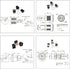 DC Power Jack Connector Assorted Kit, 5.5 x 2.1mm DC Power Supply Jack Socket Male Female Panel Mount Connector 2Pin 3Pin with Hex Nut, DC005 DC01...