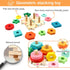 WOOD CITY Stacking Toys for Toddlers 1-3, Montessori Shape Sorter Baby Toys 12-18 Months, Wooden Block Educational Puzzle Toys for Boys Girls 1 2 ...