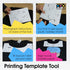 PPD Iron on Transfer Paper for Dark Fabric Compatible with Inkjet Printer, 8.5 x 11 Printable T Shirt Heat Transfer Papers Machine Washable (20 Pa...