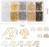 Earring Hooks,Hypoallergenic Earring Hooks Kit Included Fish Earring Hooks, Jump Rings for DIY Jewelry Making Supplies Accessories...