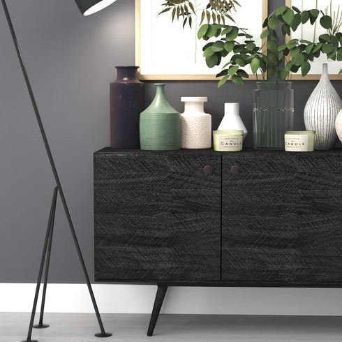 Black Fishbone Pattern Contact Paper 15.7" x 78.7" Wood Wallpaper, Peel and Stick Wallpaper Removable Self Adhesive Wall Covering, Vinyl Film for ...