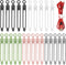 25 Pcs Silicone Cable Ties, Reusable Cable Straps Wire Organizer, Cable Management Cord Organizer for Fastening Earphone Phone Charger Home Office...