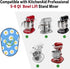 Mixer Sliding Mat Compatible with Kitchen aid 6/7/8 Quart Bowl-Lift Stand Mixer, KN256WW Kitchen Attachment Sliding Mat...