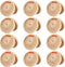 Licogel Wooden Castanet Percussion Instrument - 12PCS Hand Finger Castanets Party Favors Spanish Wood Castanets Classroom DIY Rhythm Music Musical...