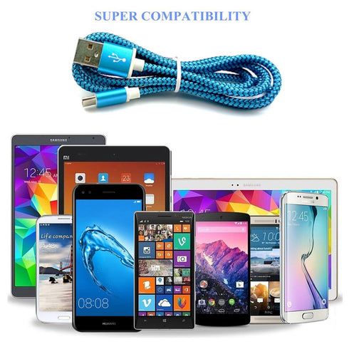 2pack 3.5ft Micro USB Cable Android Fast Charger Power Cord for Samsung S7/S6, Note 5/4, Galaxy J7 J3, Tablet Tab 3 4 S2 A 10.1 9.7 8.0 7.0 S 10.5...