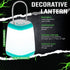 LitezAll Mini Lantern | Easy Pushbutton On/Off Camping Lantern | Energy Saving Battery Operated Lantern | Outdoor Lantern with Decorative Rope Han...