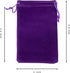 AEAOA Gift Bags, Pack of 25 Pieces 2.8" X 2" Velvet Drawstring Jewelry Pouches, for Candy, Pins, Jewelry, Treats, Birthday Party Favors (Purple)...