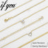 iF YOU 6 Pcs Gold Chokers Necklace Set for Women, 14k Gold Plated CZ Pendant Necklace, Trendy Dainty Snake Chain Layered Necklaces for Jewelry Gif...