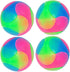 FineInno 4 pcs Large Light Up Dog Balls Flashing Elastic Ball Glow in The Dark Interactive Pet Toys for for Golden Retriever,Labrador,Large Dogs...