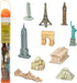 Safari Ltd. Around The World TOOB - 10 Figurines: Leaning Tower of Pisa, Eiffel Tower, Taj Mahal, Statue of Liberty, Giza Pyramids, & More - Educa...