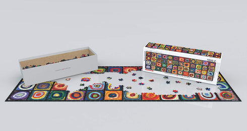 EuroGraphics Color Squares Panoramic by Wassily Kandinsky 1000-Piece Puzzle (6010-5443)...