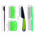 5 Pieces Pet Grooming Comb, Pet Hair Comb Rubber Handle Dog Hair Comb, Dog Eye Combs Pet Grooming Comb Flea Comb for Dog/Cat/Small Pets Removing E...