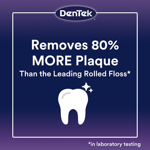 DenTek Cross Flosser Plaque Control Floss Picks, X-Shaped Floss, 75 count...