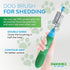Slicker Brush for Dogs, Cats & Puppies - Deshedding Grooming Brush for Shedding Hair, Fur - Flexible Comb for Grooming Long Haired & Short Hair Br...