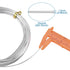 Fashewelry 32.8 Feet 15 Gauge Aluminum Wire Silver Bendable Metal Craft Wire for Beading Jewelry Craft Making...