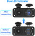 Cigarette Lighter Socket 12V Power Outlet, Qidoe Aluminum 40W Dual QC3.0 USB Charger Socket with LED Voltmeter Switch,150W DC Lighter Socket Water...