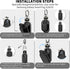 2 Pack Waterproof Keychain Holder Case for Samsung Galaxy SmartTag2, Tracker Protective Case Compatible SmartTag 2, Smart Tag 2 Holder with Key Ri...