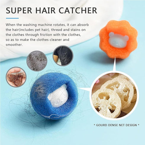 10 Pcs Box-Packed Pet Hair Remover for Laundry, Laundry Pet Hair Catcher, Washing Machine Hair Catcher, Washing Balls Dryer Balls for Clothing Dog...