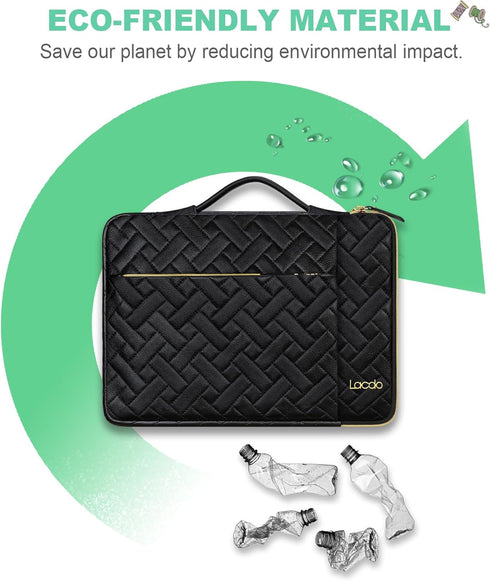Lacdo 360° Protective 14 Inch Laptop Sleeve Case for HP Lenovo Dell ASUS Acer Chromebook 14 / HP Stream 14 / Dell Inspiron 14 / Lenovo IdeaPad 14 ...