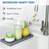Bloss Silicone Tray Set for Bathroom/Kitchen - 15.7" Bathroom Soap Dispenser Tray and Soap Holder, Silicone Vanity Trays Countertop Organizer for ...