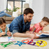 12 Pieces Geometric Stencils Template Set for Kids Children Simple Drawing Stencils Colorful Art Painting Template for Toddlers Preschooler Learni...
