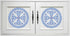 Stencils for Walls: Celtic Cross Stencil,6.5 x 6.5 inch (S) - Irish Celts Viking Cross Ornament Knotwork Design Woven Ethnic Braided Protection Kn...