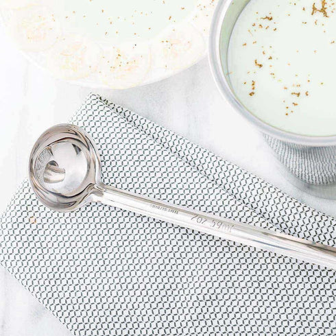 Restaurantware Met Lux 2 Ounce Portion Ladle 1 Multipurpose Portion Serving Spoon - Does Not Corrode Dishwashable Stainless Steel Portion Control ...
