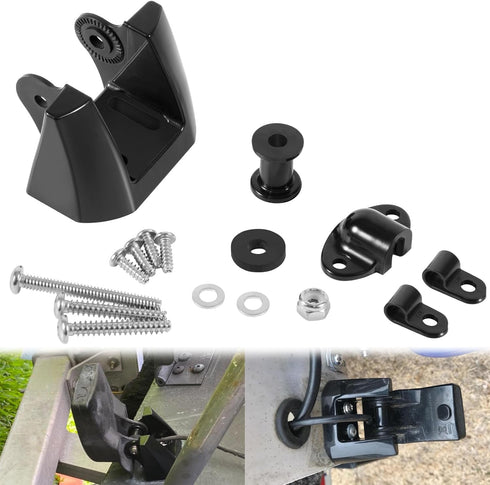 010-10272-00 Heavy Duty Transducer Mount Bracket,Transom Mount Bracket Compatible with Garmin Fishfinder,GPSMAP,GSD...