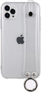 Omorro for iPhone 12 Pro Max Bling Girly Case, Glitter Candy Color Crystal Clear Cover with Adjustable Hand Finger Strap Kickstand Soft TPU Protec...